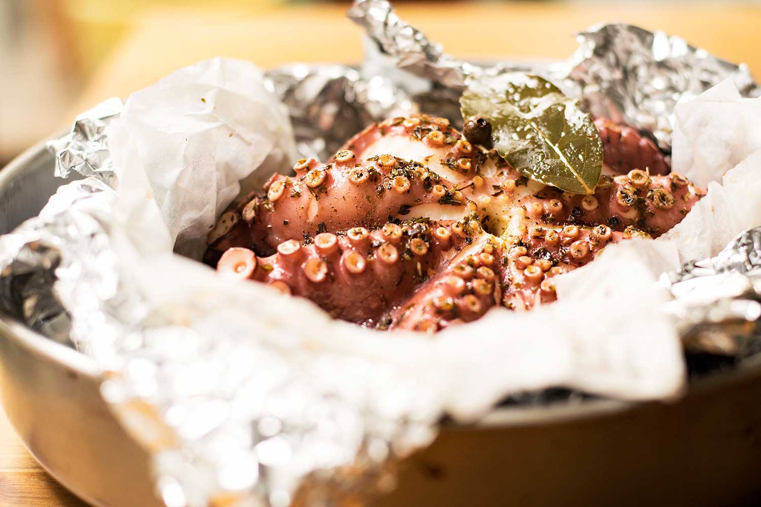 Mediterranean Baked Octopus